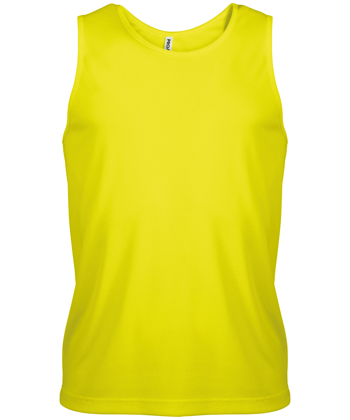 Fluorescent Yellow - Men's sports vest - GarmentEmbroidery