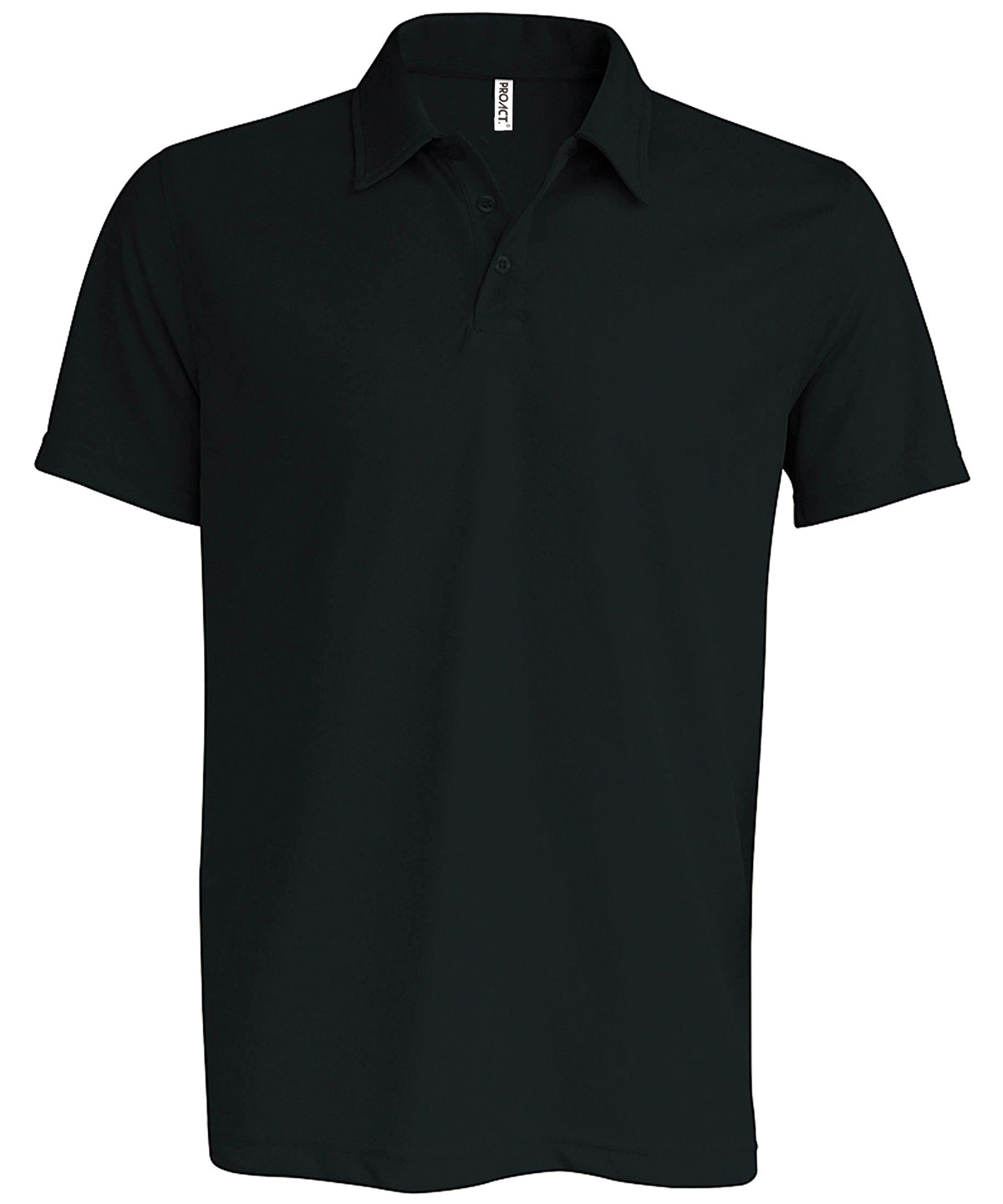 Black - Men's short-sleeved polo shirt - GarmentEmbroidery