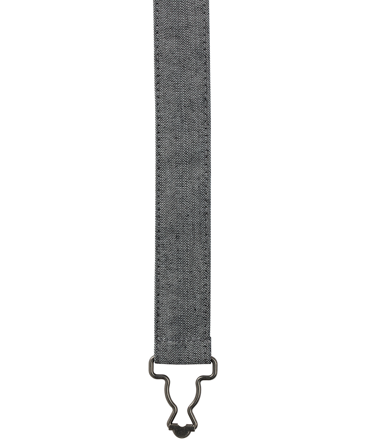 Black Reverse Denim - Cross back interchangeable apron straps - GarmentEmbroidery