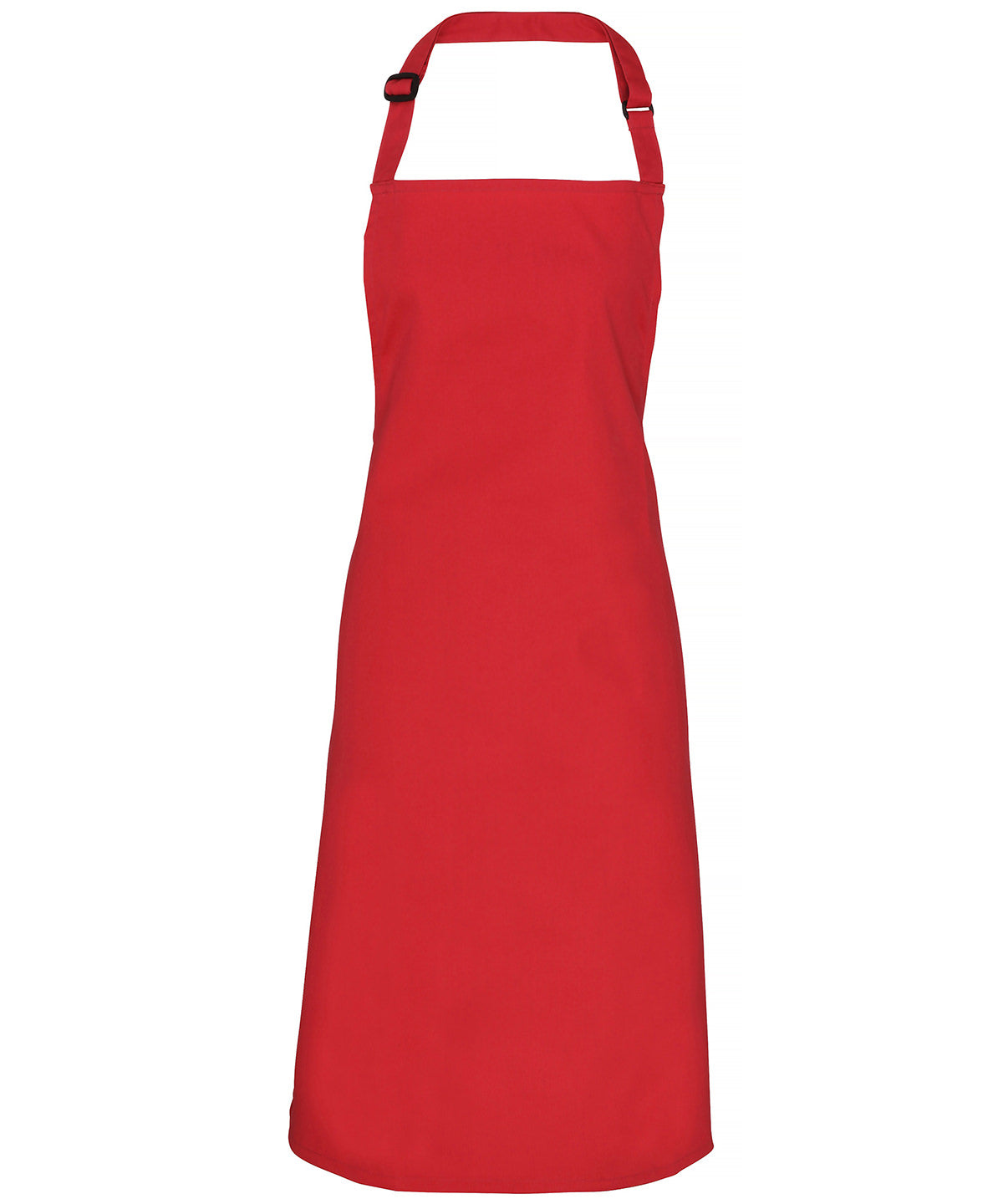 Red - 100% Polyester bib apron - GarmentEmbroidery