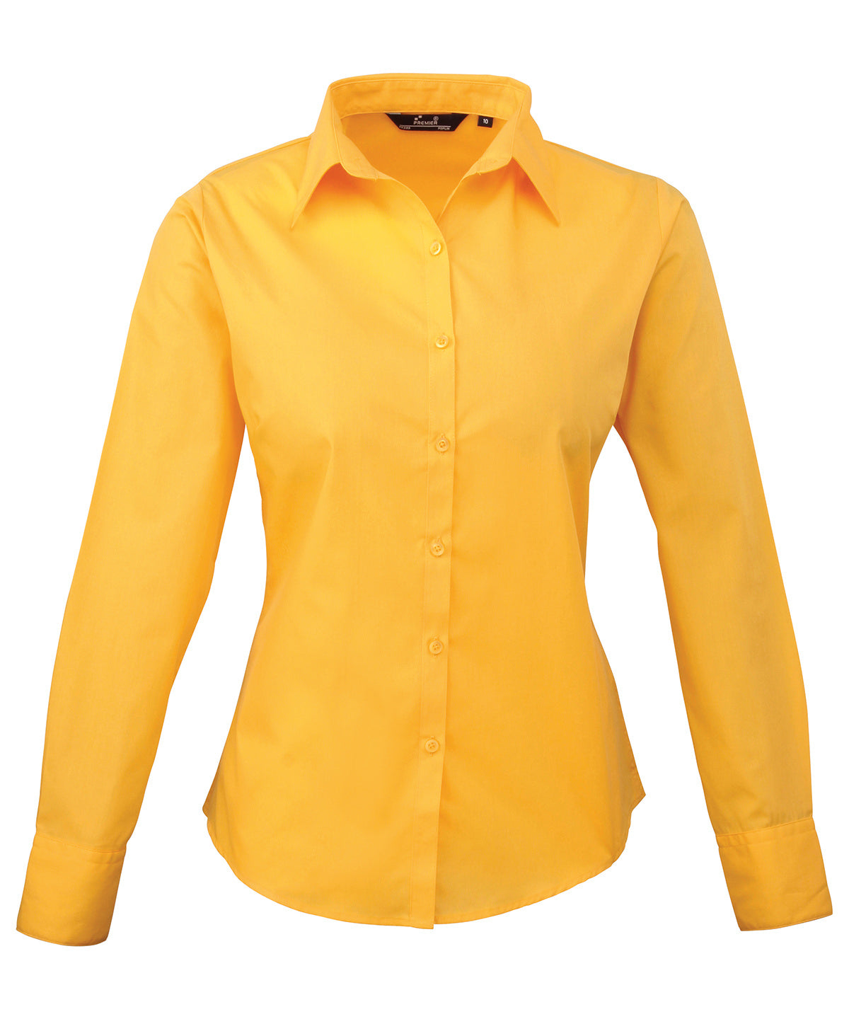 Sunflower - Women's poplin long sleeve blouse - GarmentEmbroidery