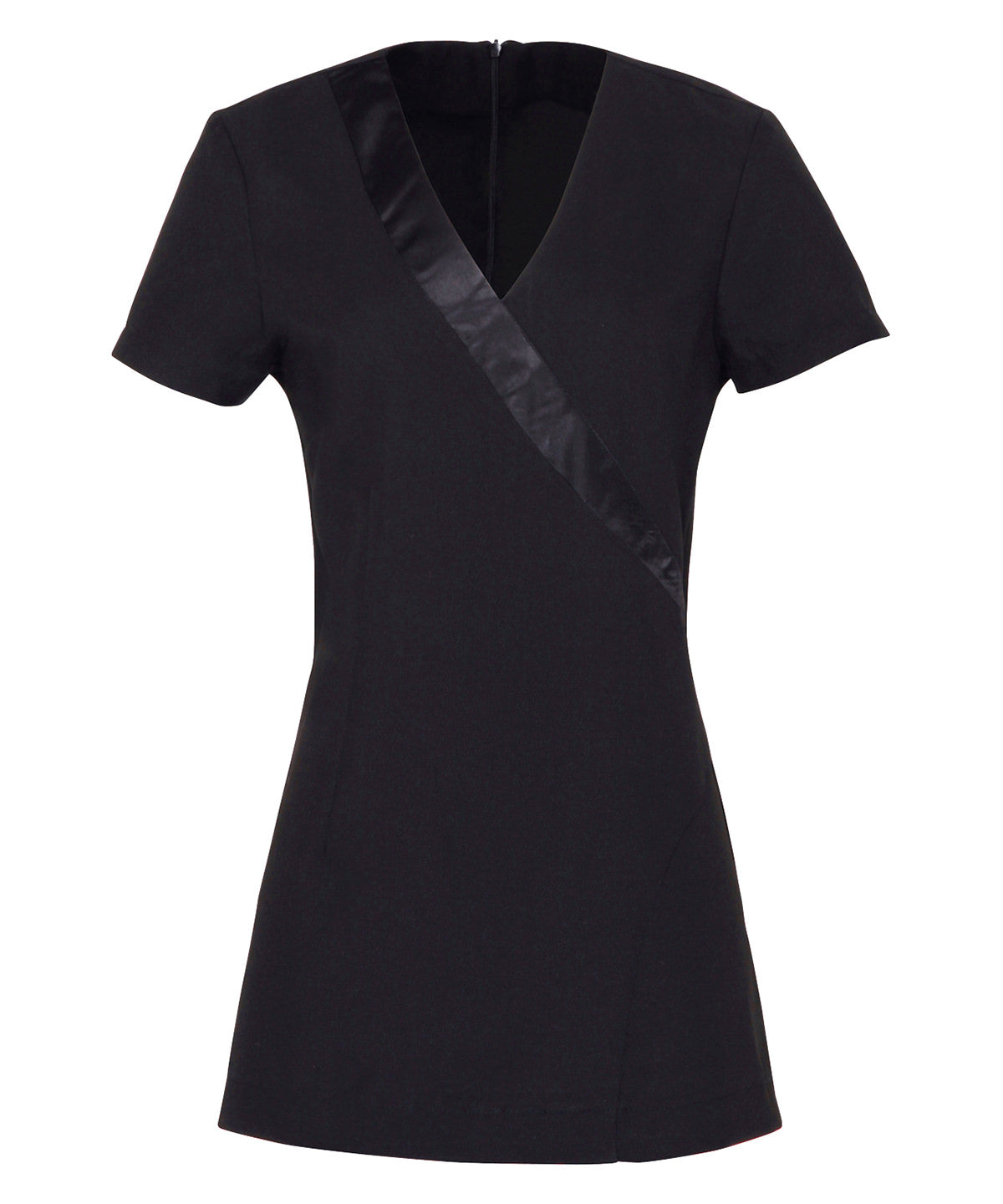 Black - Rose beauty and spa tunic - GarmentEmbroidery