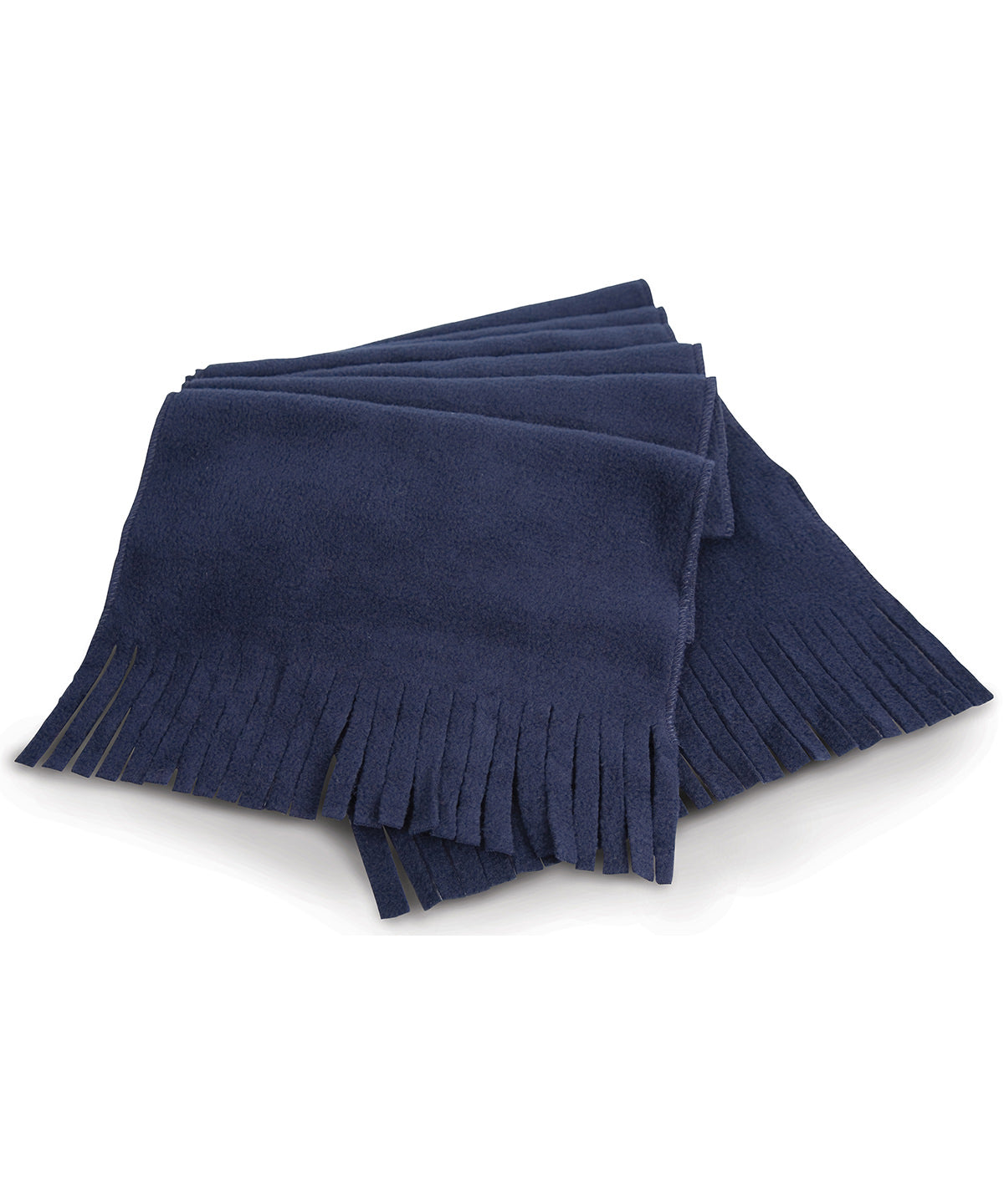 Navy - Polartherm™ tassel scarf - GarmentEmbroidery
