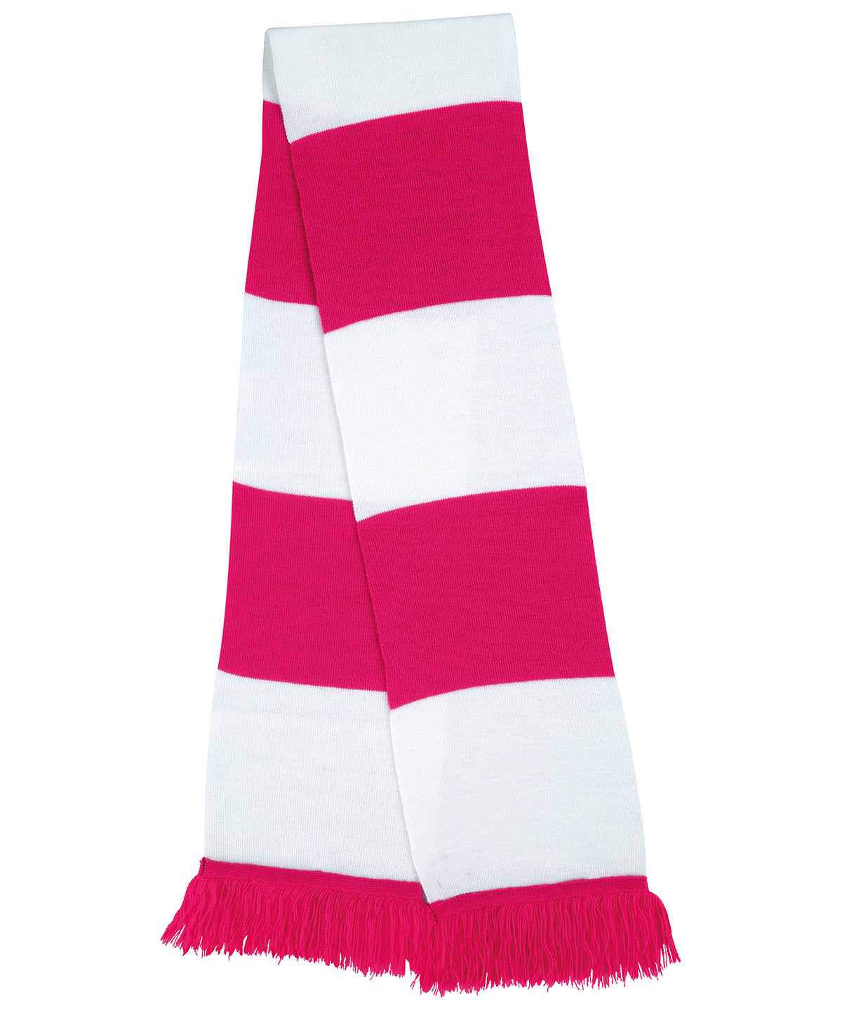 Fuchsia/White - Team scarf - GarmentEmbroidery
