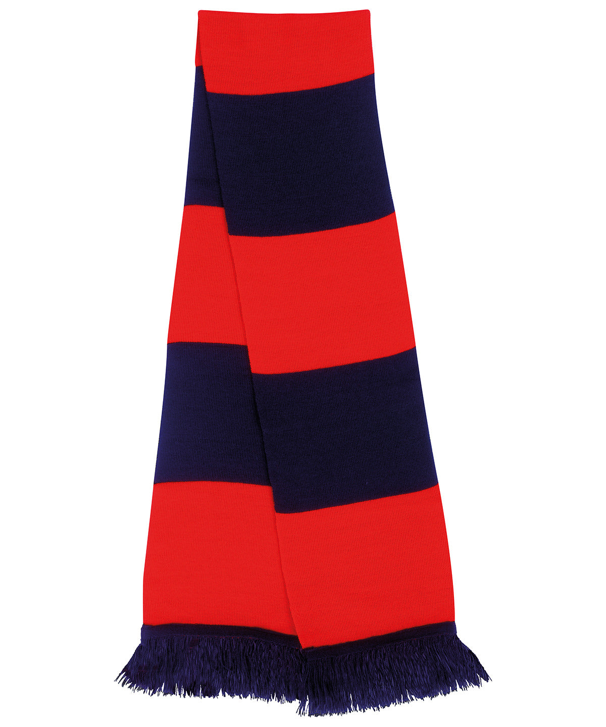 Navy/Red - Team scarf - GarmentEmbroidery