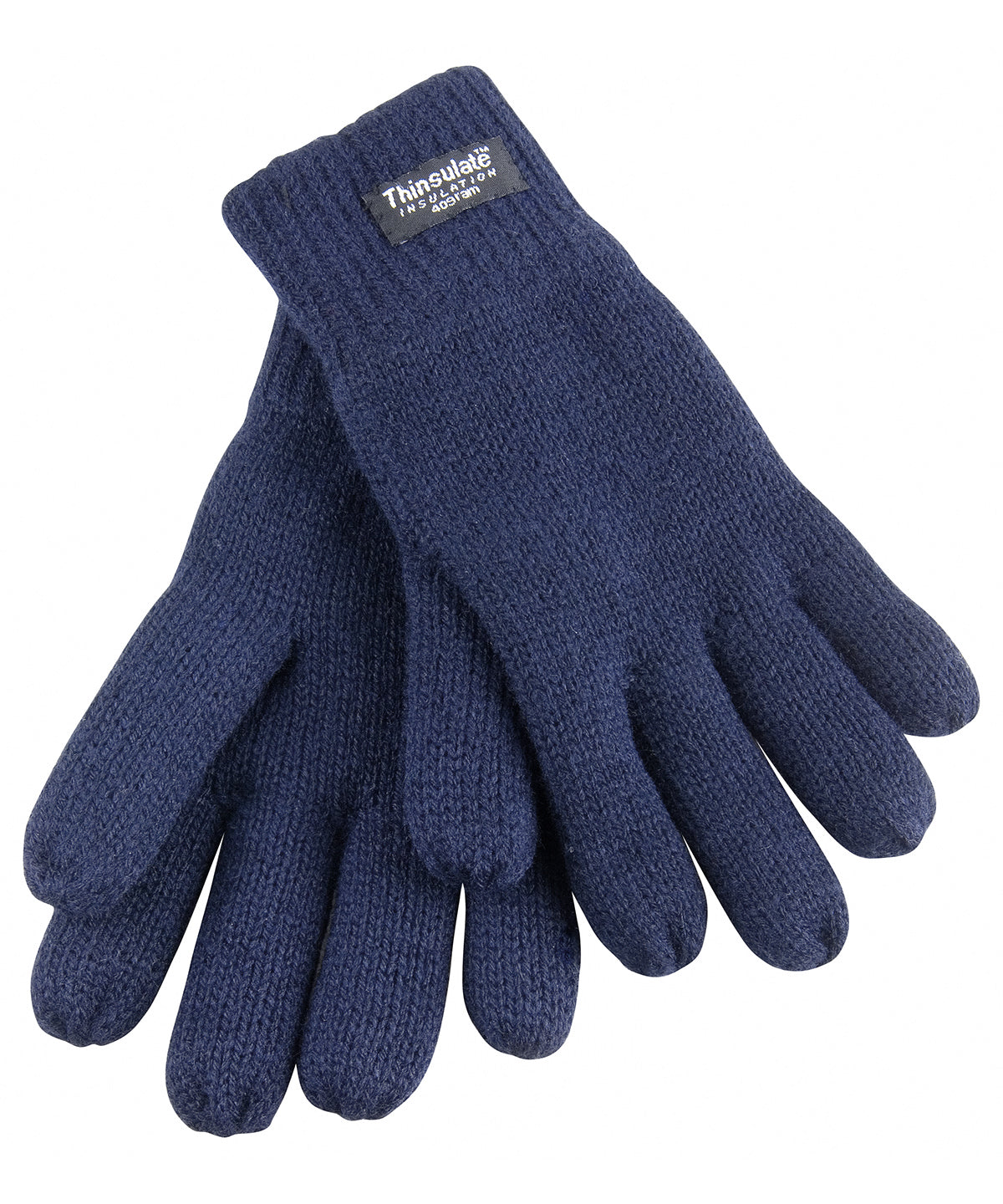 Navy - Junior classic fully lined Thinsulate™ gloves - GarmentEmbroidery