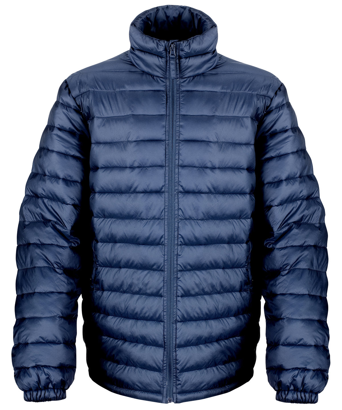 Navy - Ice bird padded jacket - GarmentEmbroidery