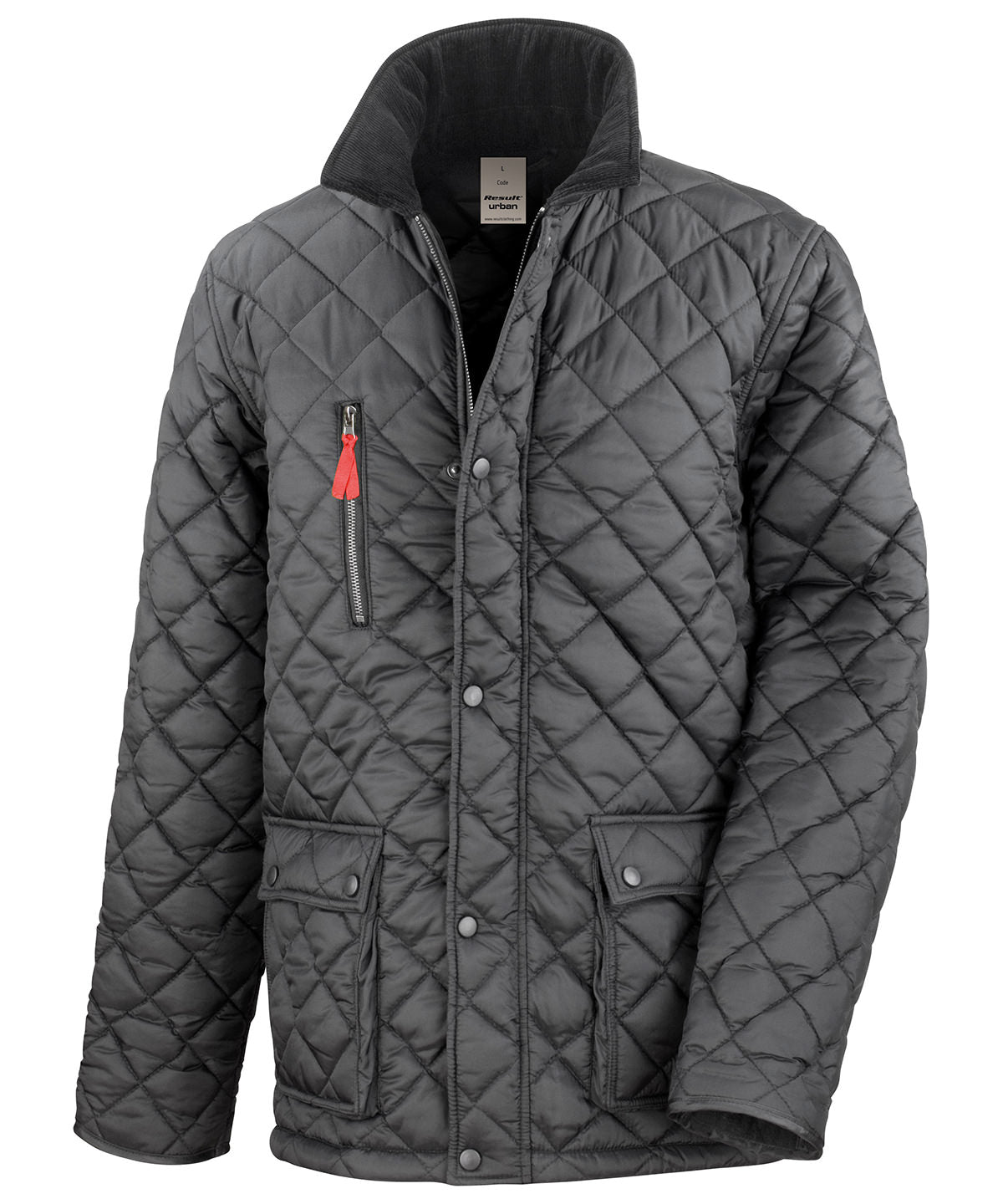 Black - Urban Cheltenham Gold jacket - GarmentEmbroidery