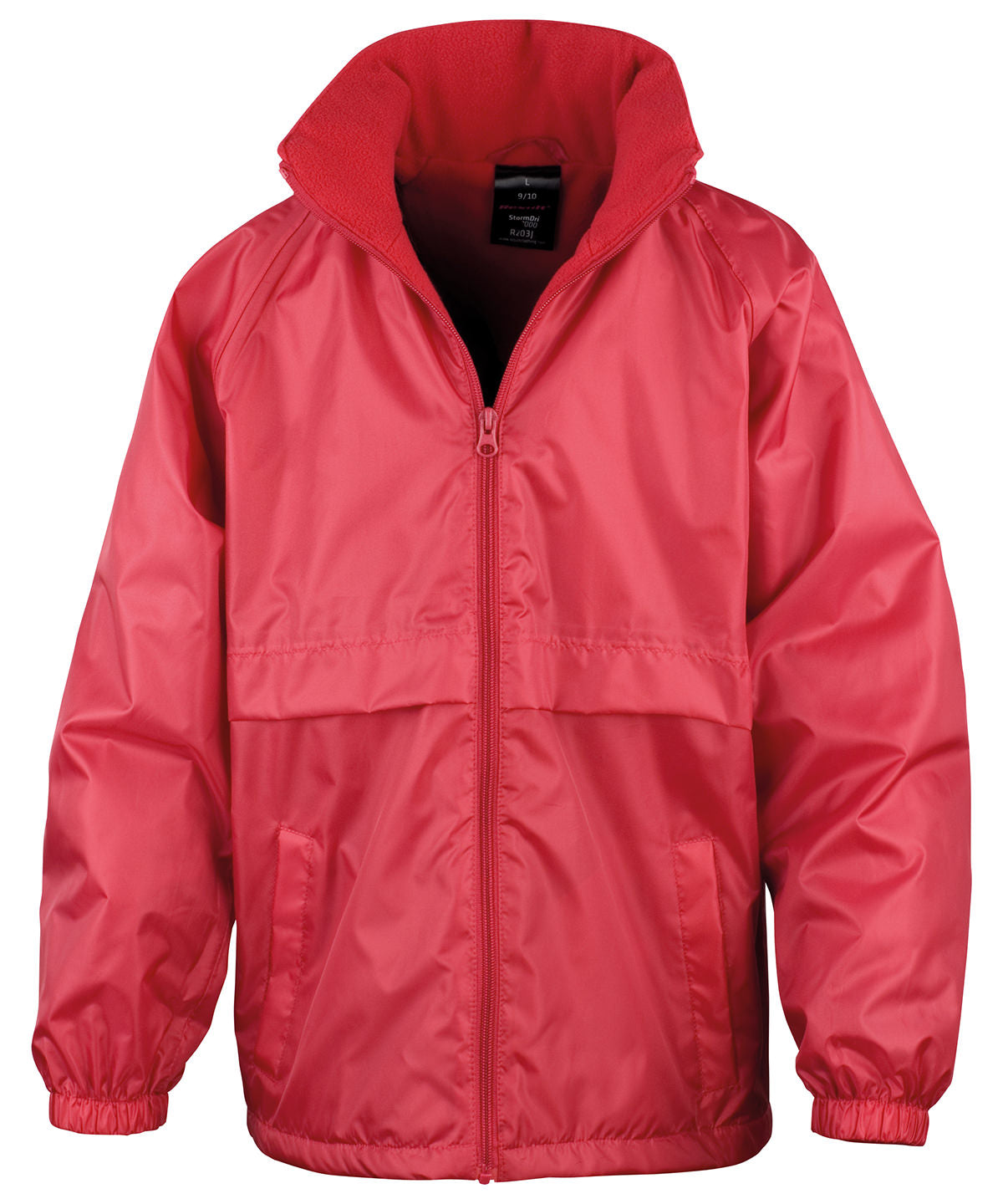 Red - Core junior microfleece lined jacket - GarmentEmbroidery