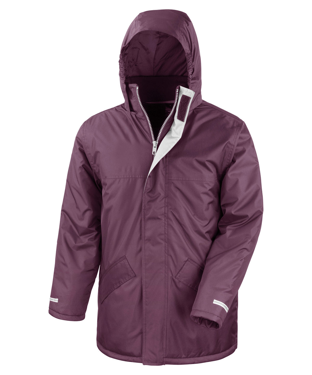 Burgundy - Core winter parka - GarmentEmbroidery