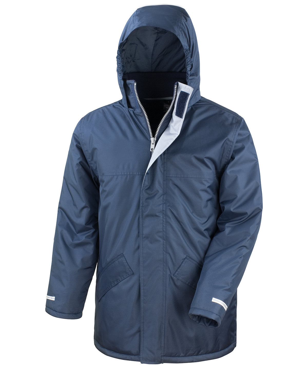 Navy - Core winter parka - GarmentEmbroidery