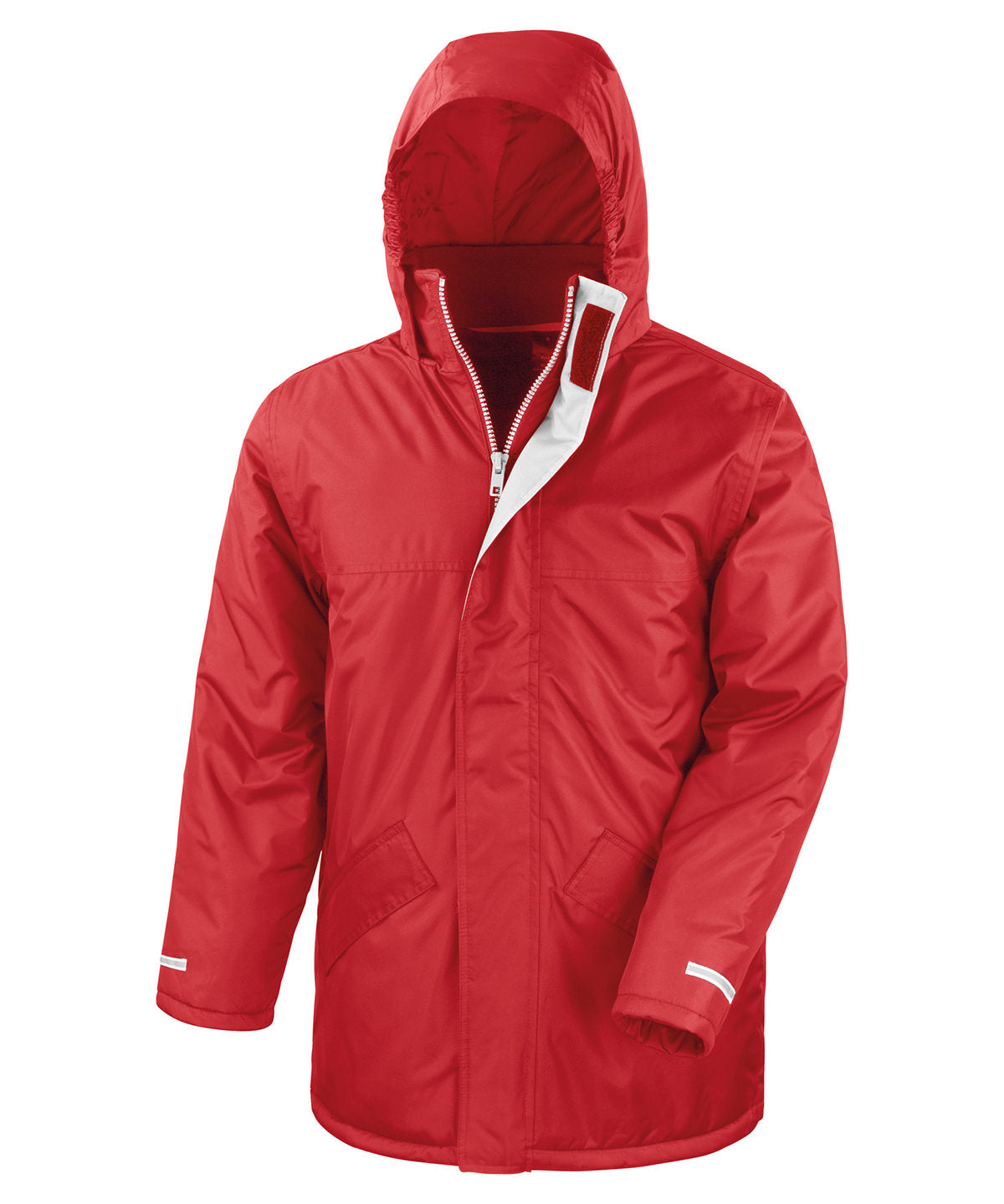 Red - Core winter parka - GarmentEmbroidery