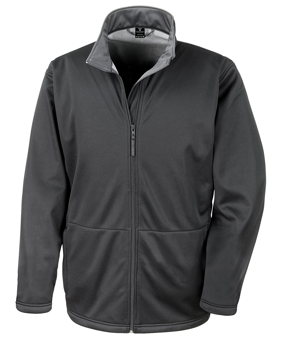 Black - Core softshell jacket - GarmentEmbroidery