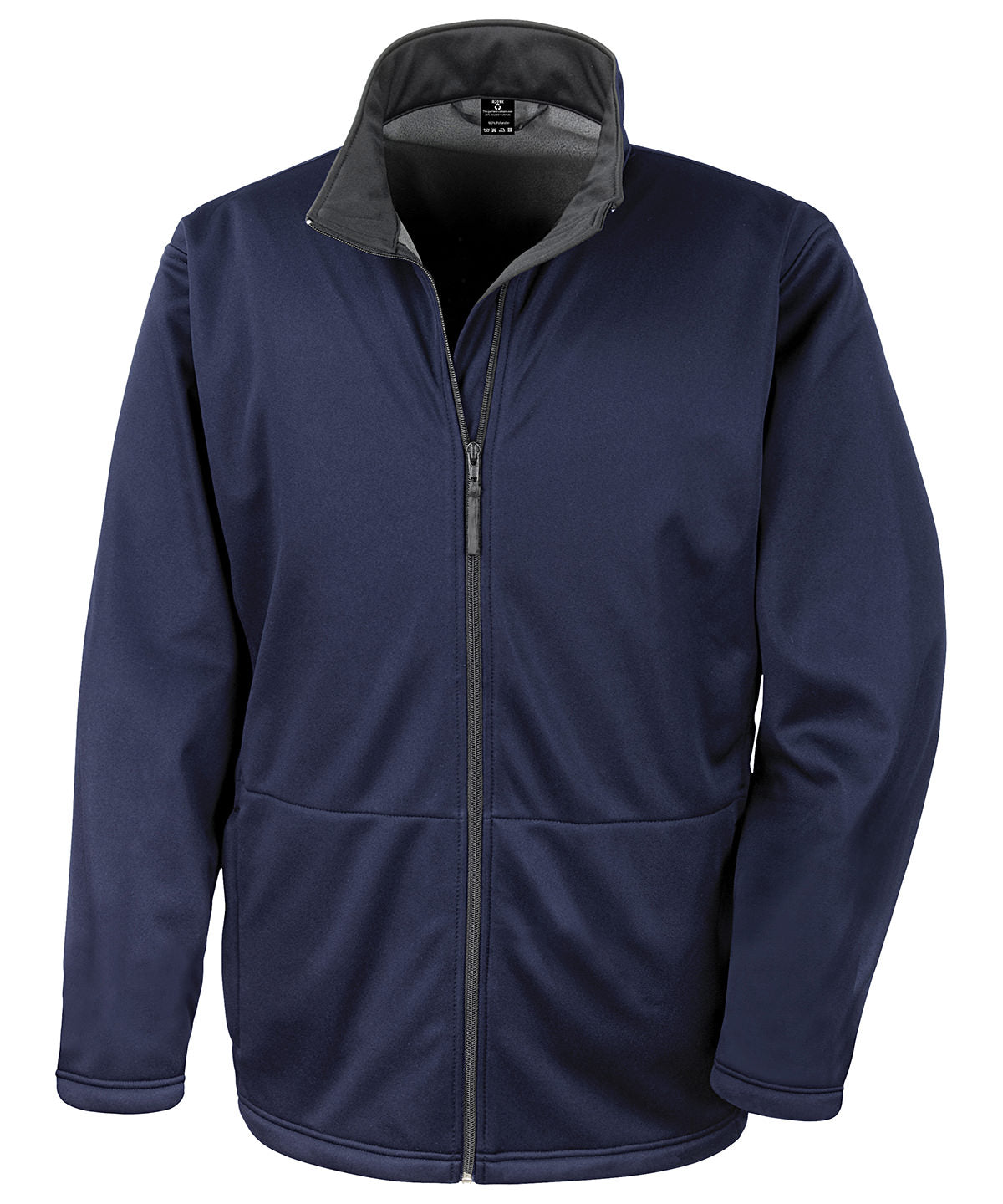 Navy - Core softshell jacket - GarmentEmbroidery