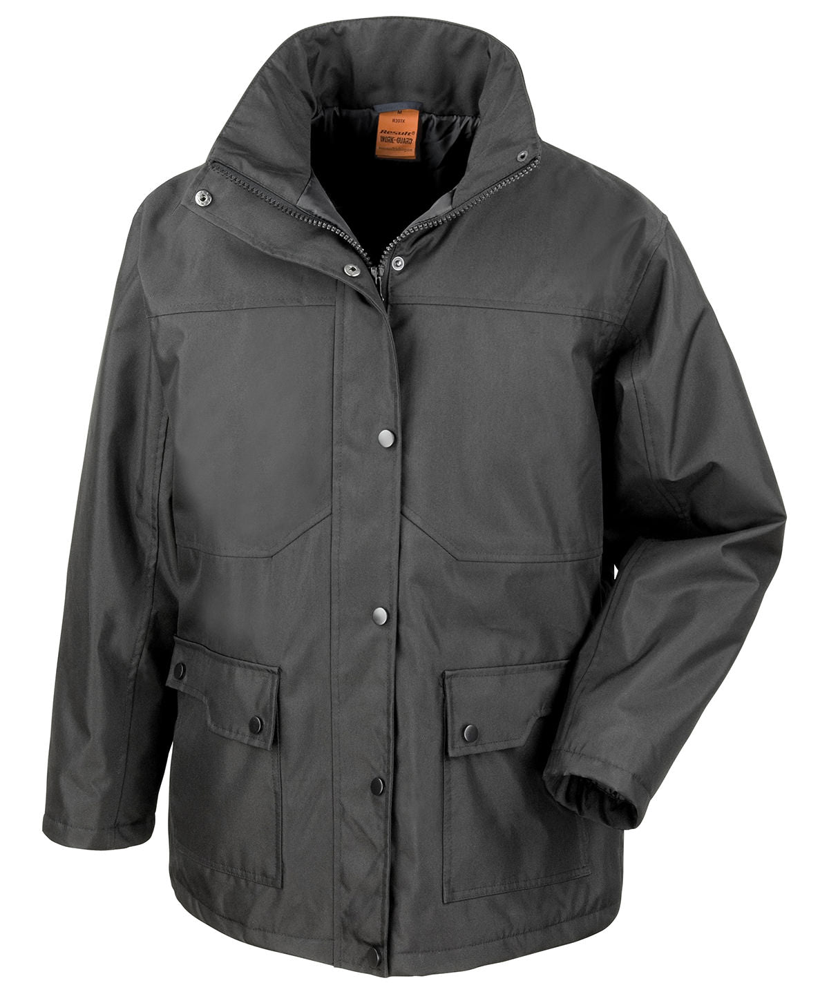 Black - Platinum manager's jacket - GarmentEmbroidery