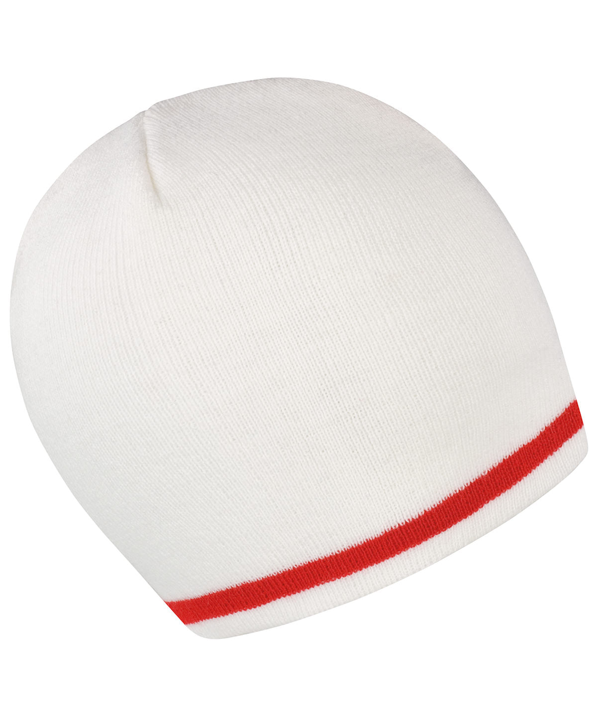 White/Red - National beanie - GarmentEmbroidery
