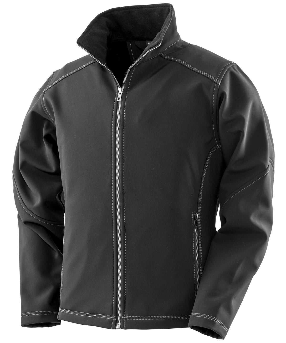 Black - Women's treble stitch softshell - GarmentEmbroidery