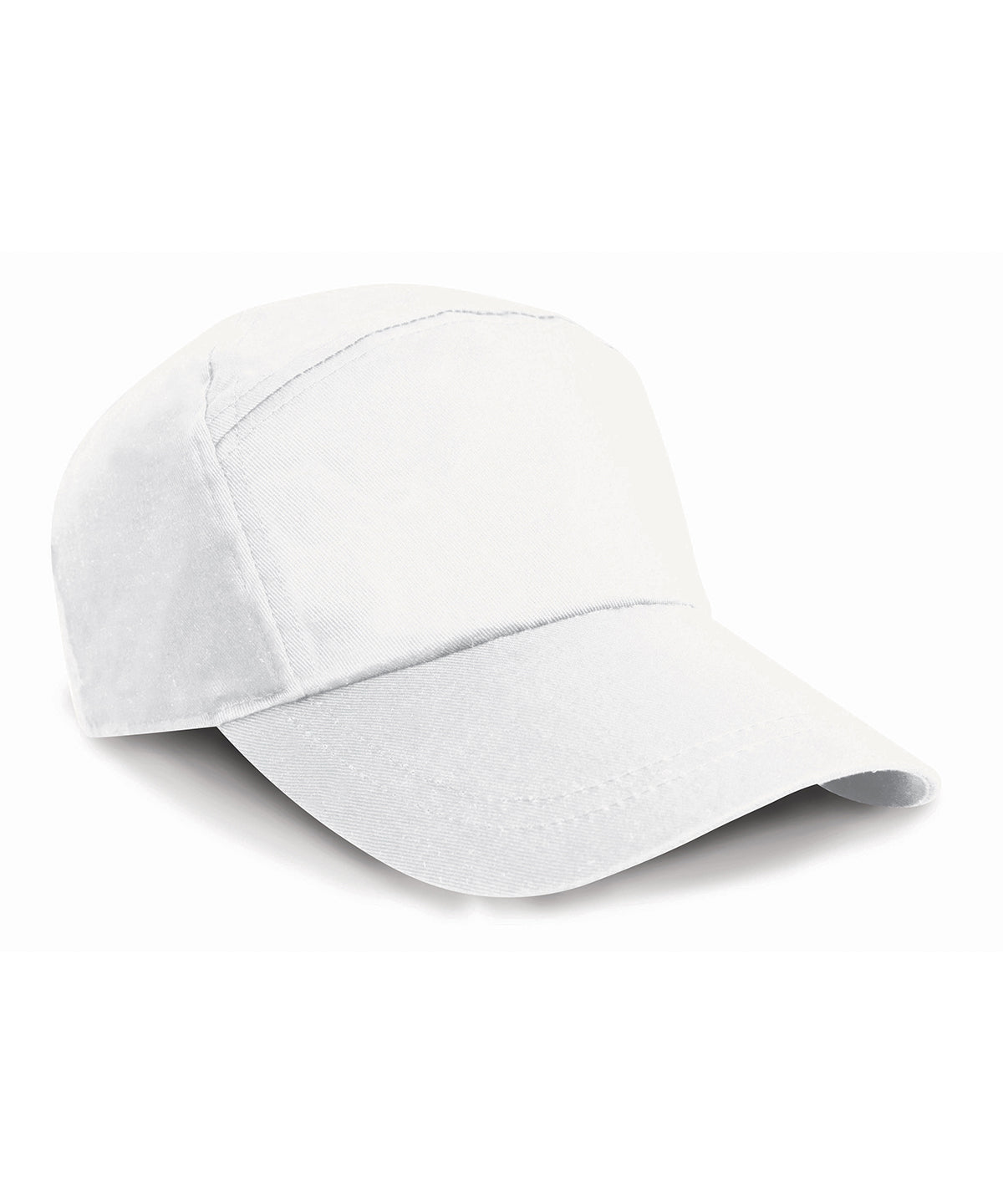 White - 7-panel advertising cap - GarmentEmbroidery