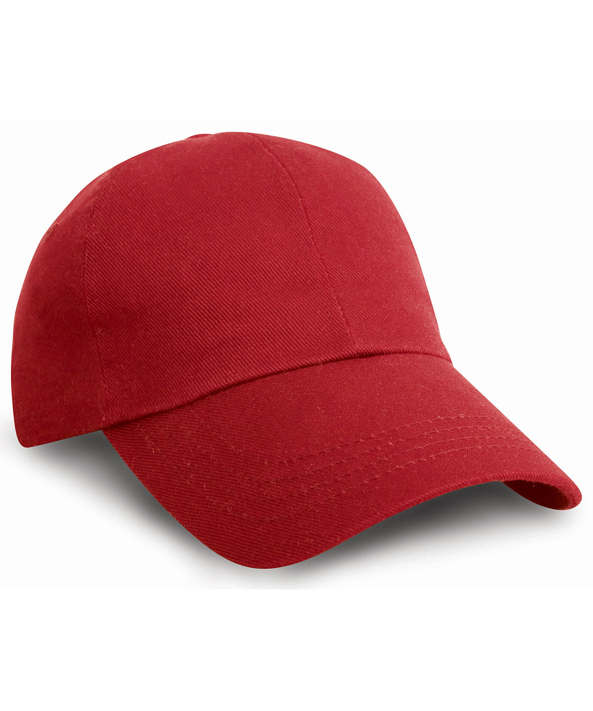Red - Heavy cotton drill pro-style cap - GarmentEmbroidery