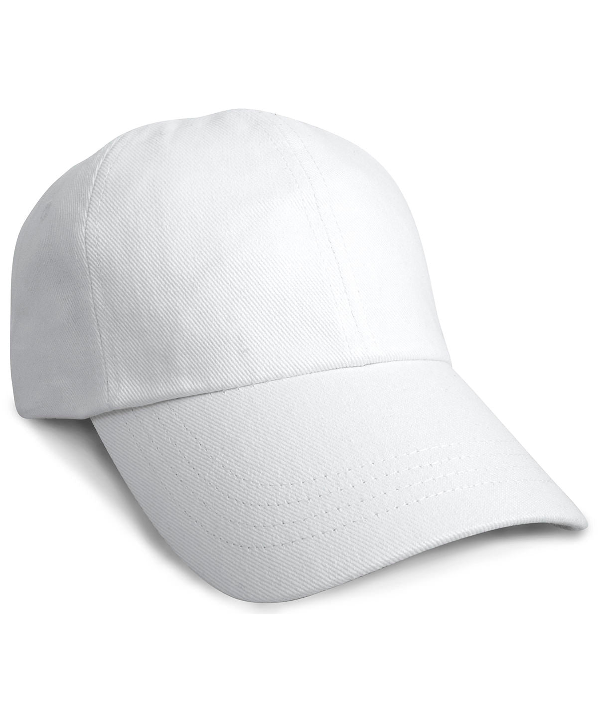 White - Heavy cotton drill pro-style cap - GarmentEmbroidery