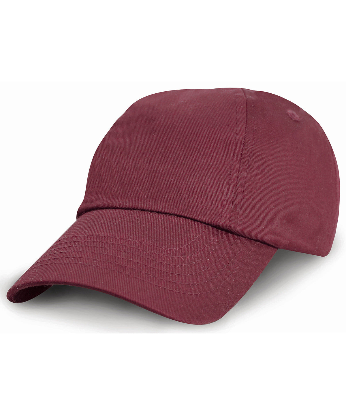 Burgundy - Junior low-profile cotton cap - GarmentEmbroidery
