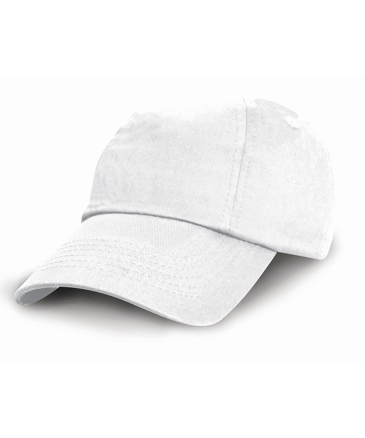 White - Junior low-profile cotton cap - GarmentEmbroidery