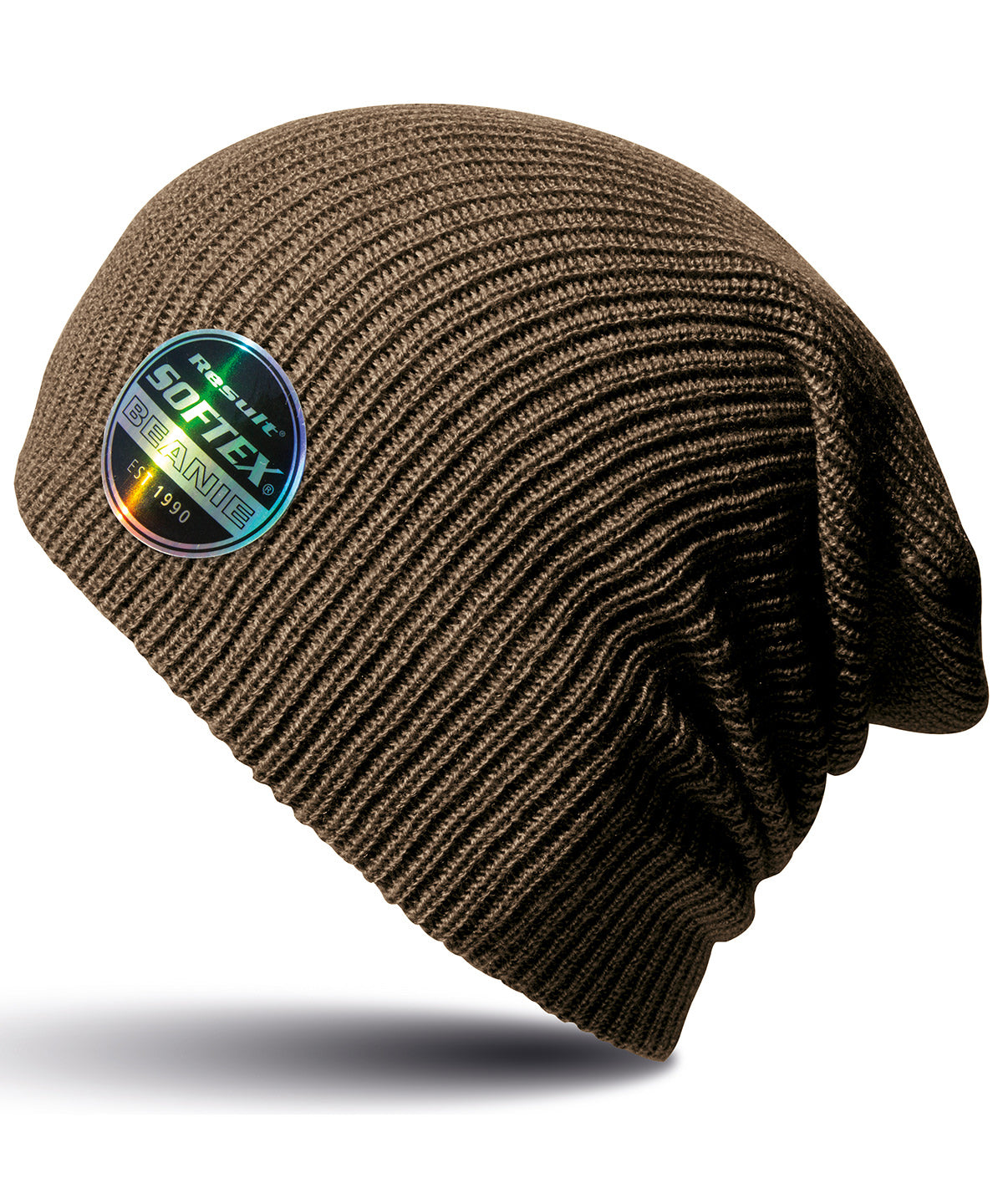 Chocolate - Core Softex® beanie - GarmentEmbroidery