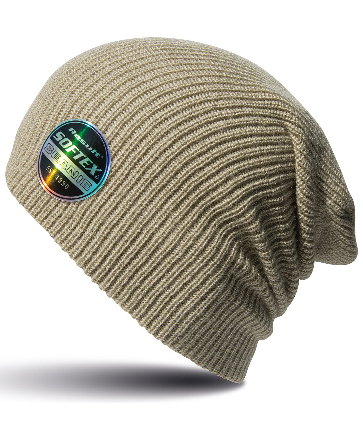 Oatmeal - Core Softex® beanie - GarmentEmbroidery