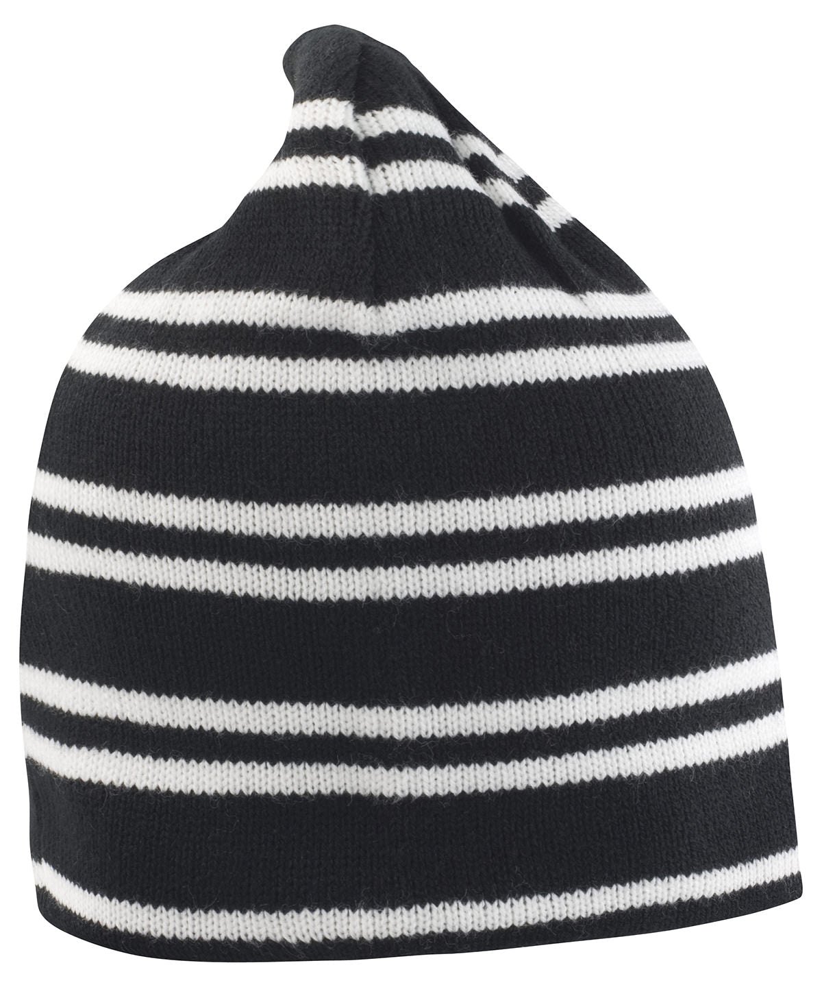 Black/White/Black - Team reversible beanie - GarmentEmbroidery