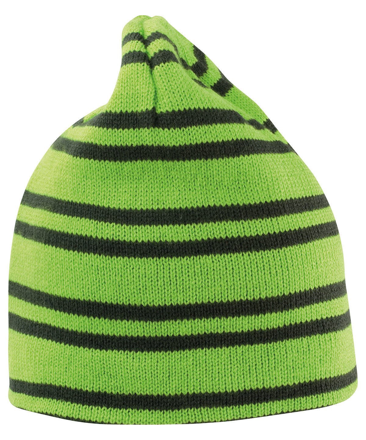 Lime/Grey/Grey - Team reversible beanie - GarmentEmbroidery