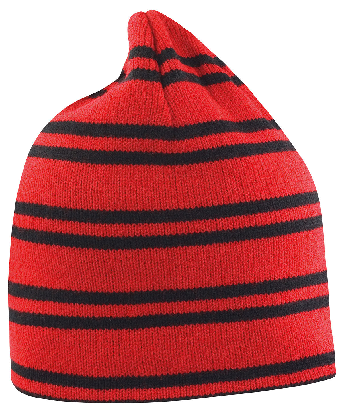 Red/Black/Black - Team reversible beanie - GarmentEmbroidery