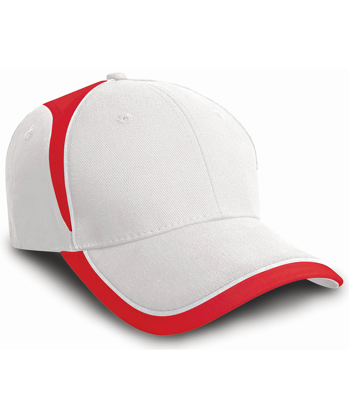 White/Red - National cap - GarmentEmbroidery