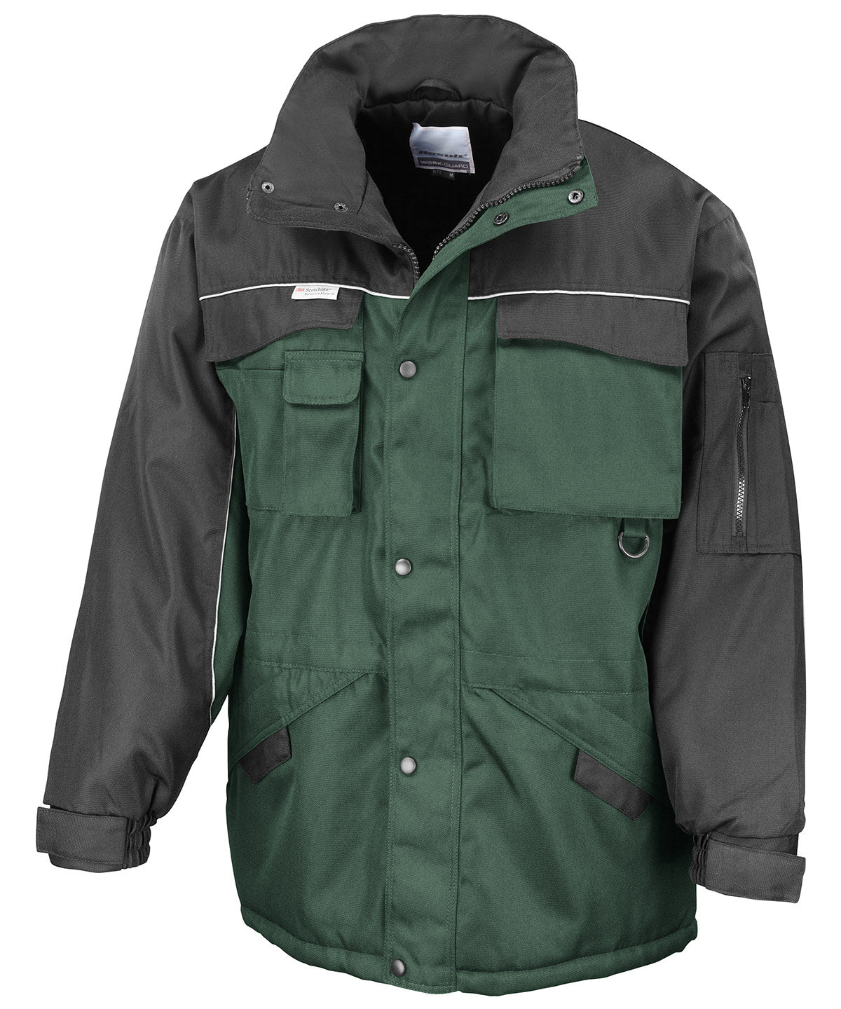 Bottle/Black - Work-Guard heavy-duty combo coat - GarmentEmbroidery