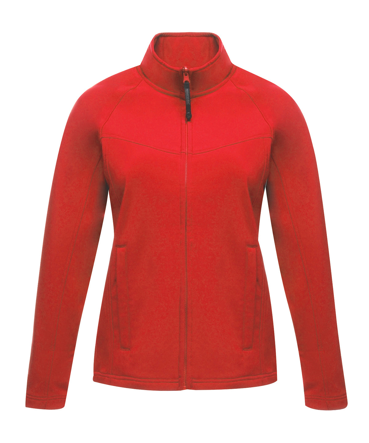 Classic Red/Seal Grey - Women's Uproar softshell - GarmentEmbroidery