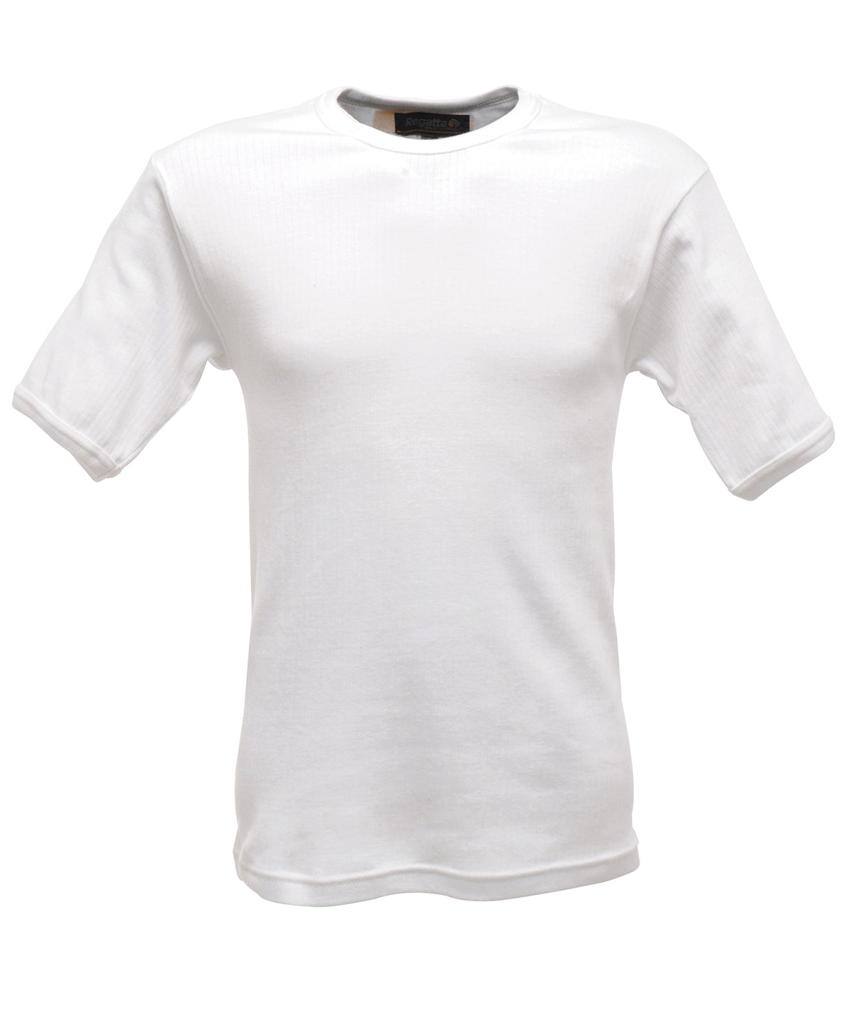 White - Thermal short sleeve vest - GarmentEmbroidery