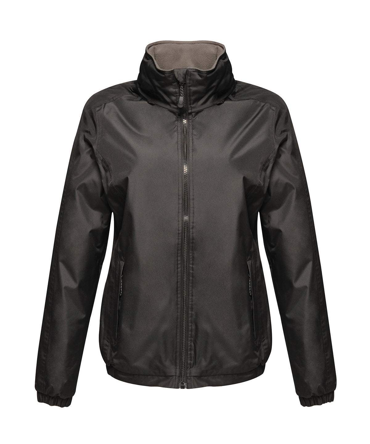 Black - Women's Dover fleece-lined bomber jacket - GarmentEmbroidery