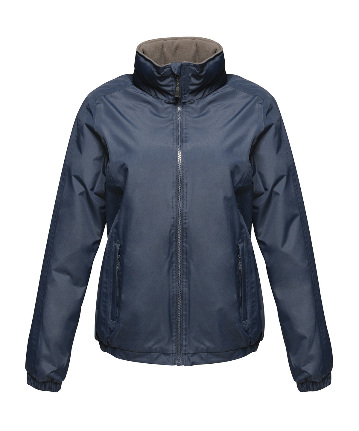 Navy - Women's Dover fleece-lined bomber jacket - GarmentEmbroidery