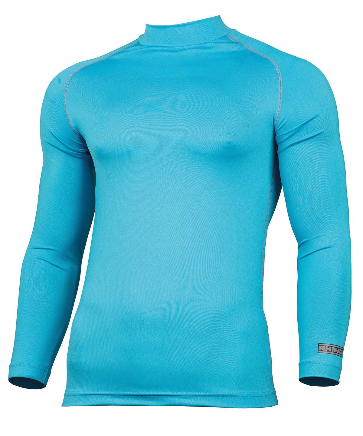 Light Blue - Rhino baselayer long sleeve - GarmentEmbroidery