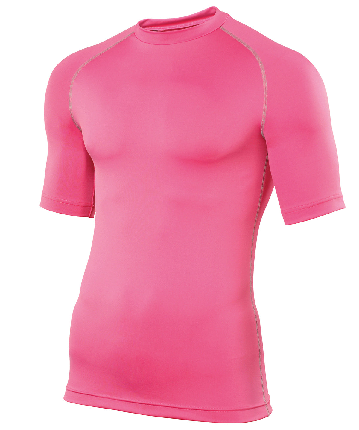 Pink - Rhino baselayer short sleeve - GarmentEmbroidery