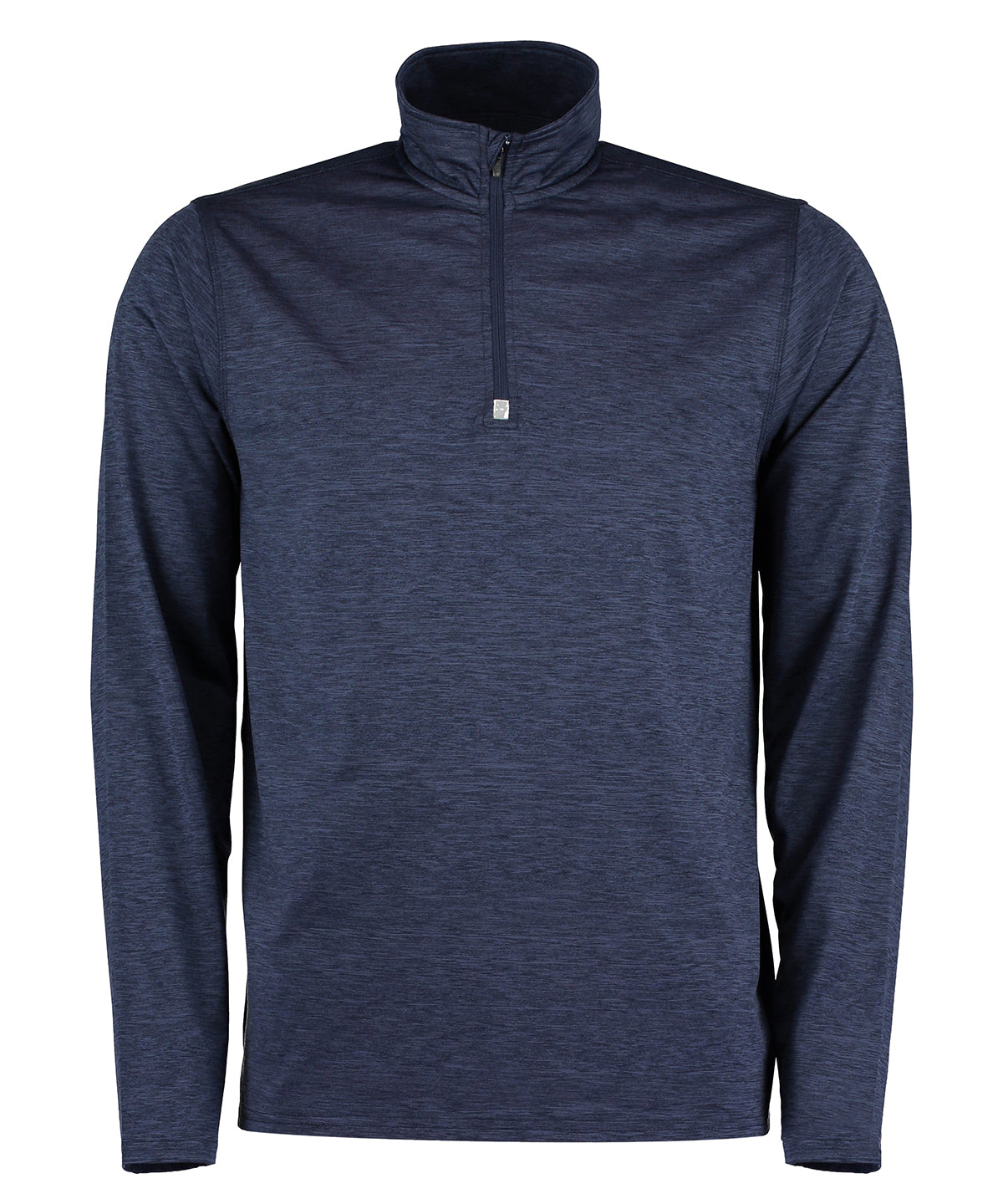 Navy Heather - Hyper mid-layer ¼ zip Rhino skin performance top - GarmentEmbroidery