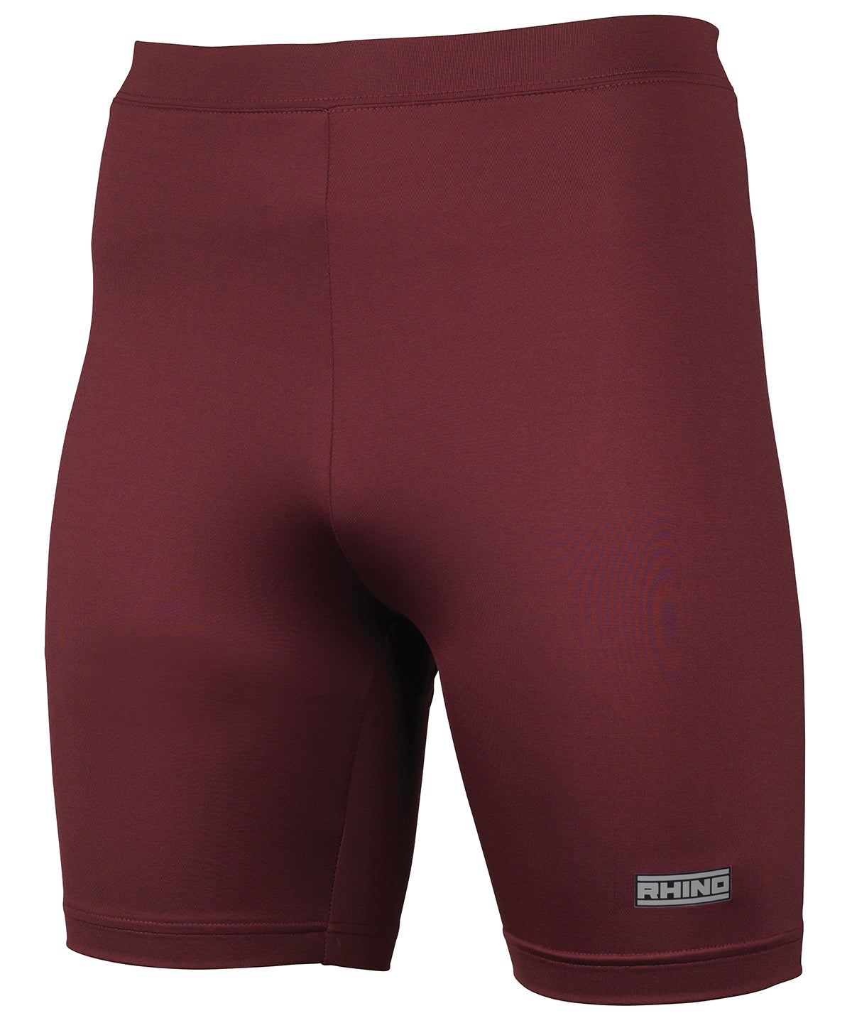 Maroon - Rhino baselayer shorts - GarmentEmbroidery