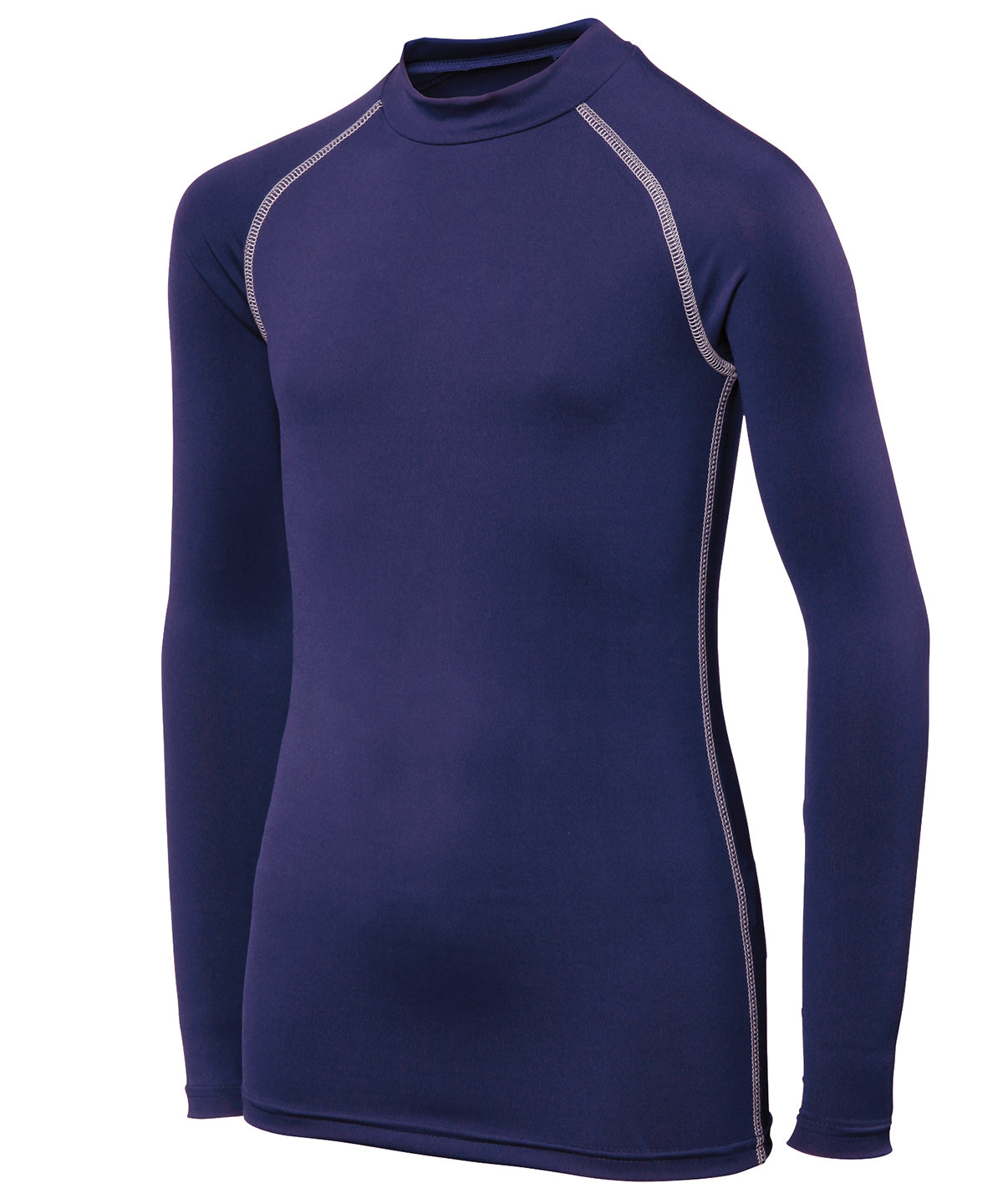 Navy - Rhino baselayer long sleeve - juniors - GarmentEmbroidery