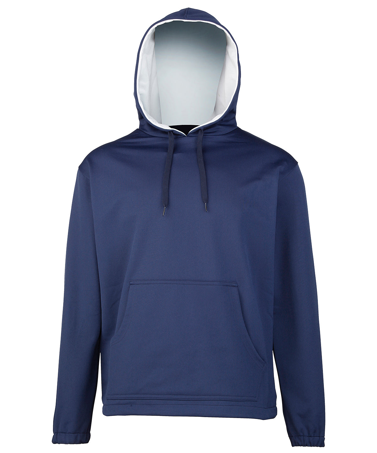 Navy/Grey - Rhino international hooded top - juniors - GarmentEmbroidery