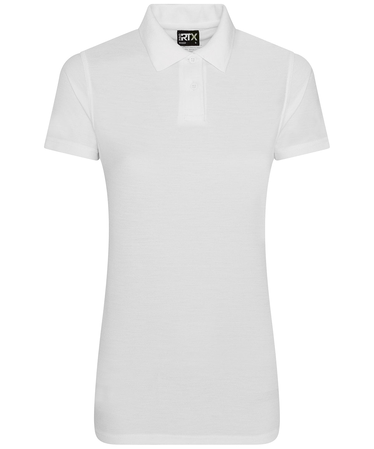 White - Women's pro polyester polo - GarmentEmbroidery