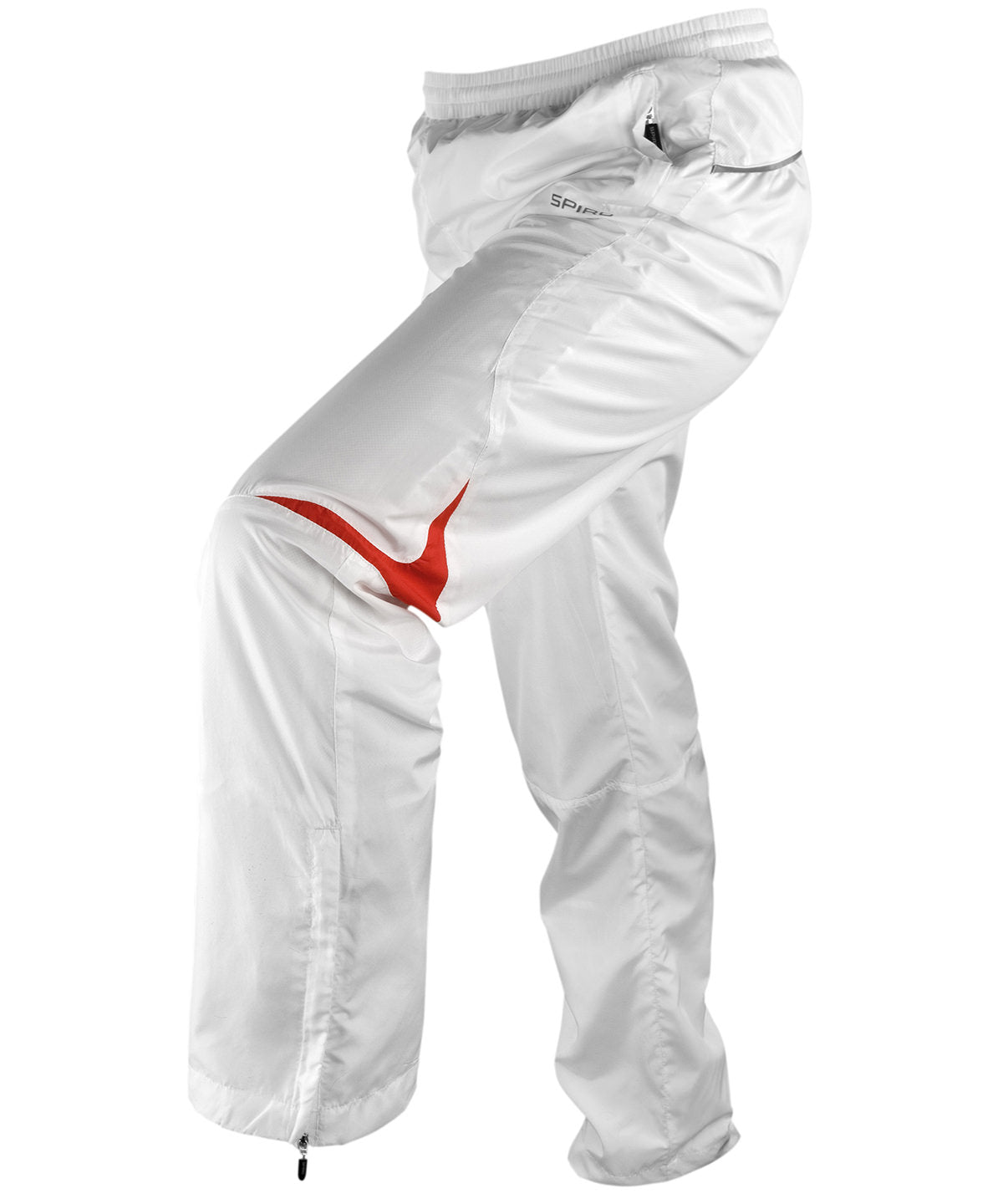 White/Red - Spiro micro-lite team pants - GarmentEmbroidery