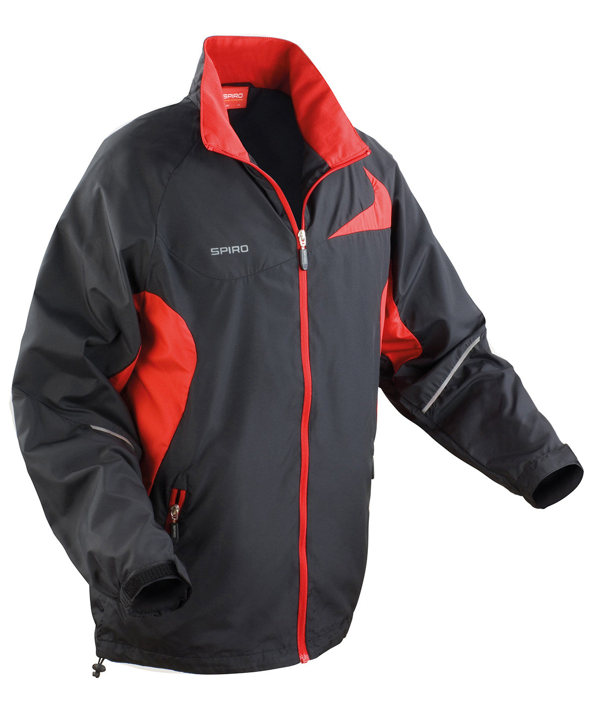 Black/Red - Spiro micro-lite team jacket - GarmentEmbroidery
