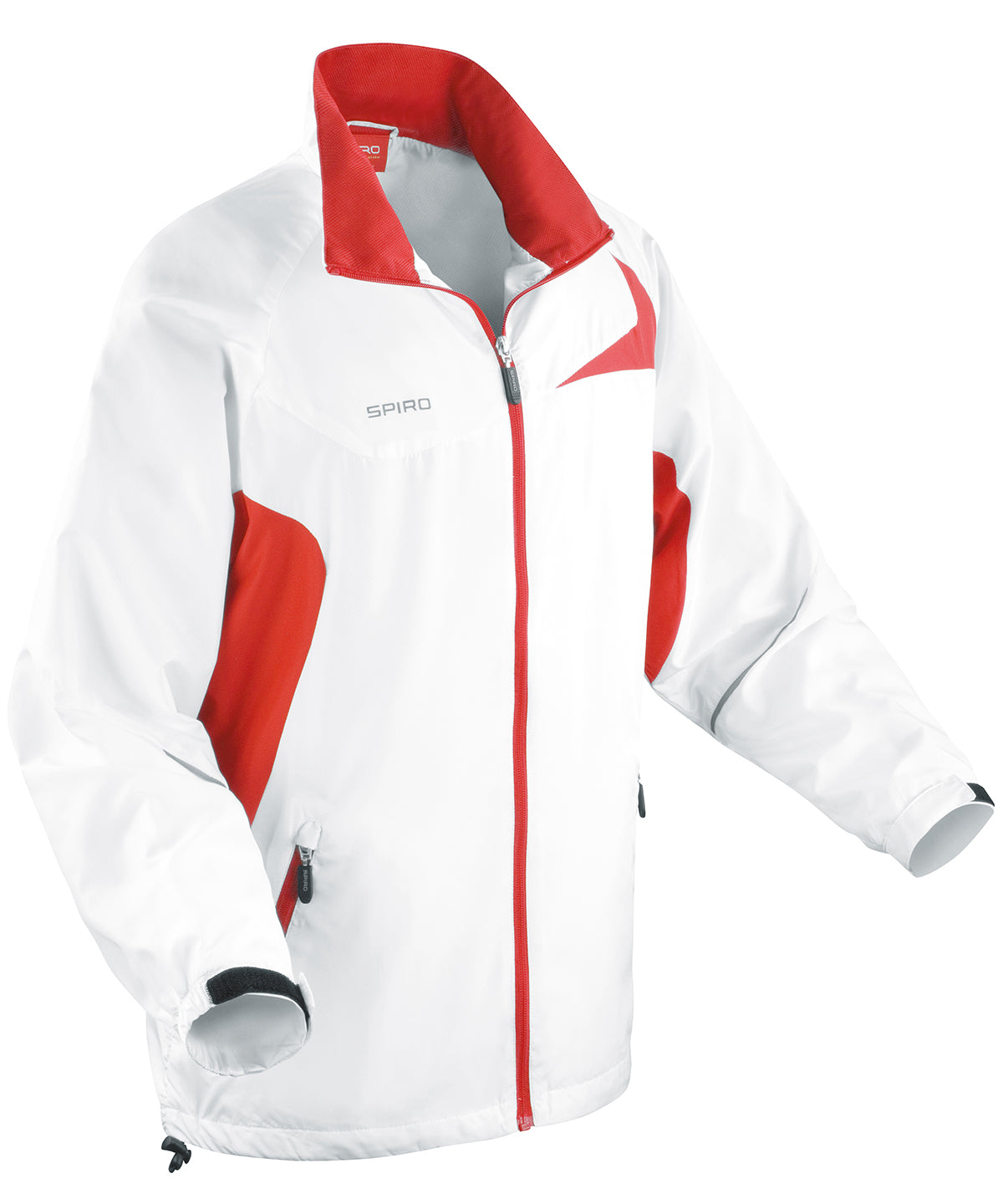 White/Red - Spiro micro-lite team jacket - GarmentEmbroidery