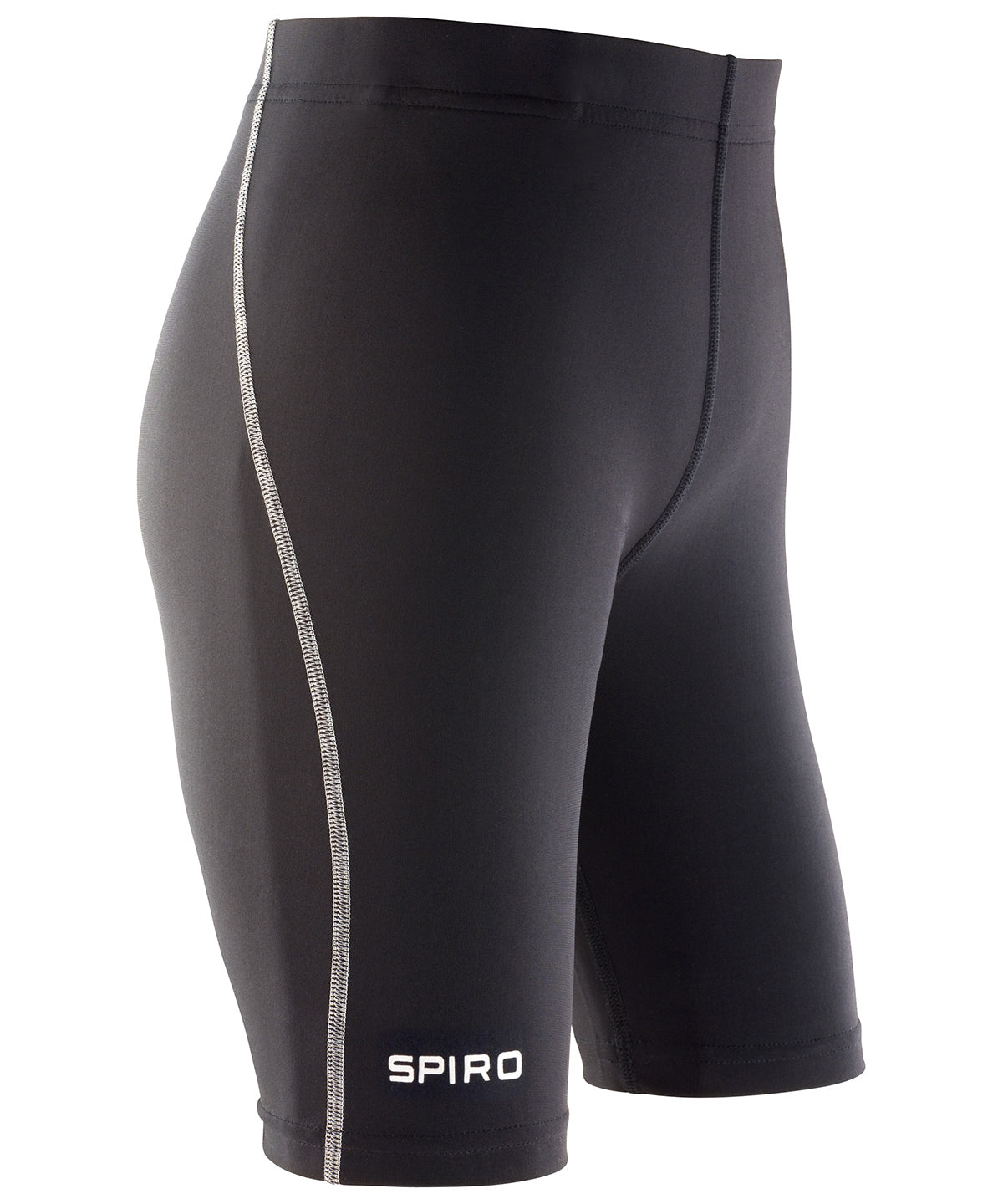 Black - Spiro base bodyfit junior shorts - GarmentEmbroidery