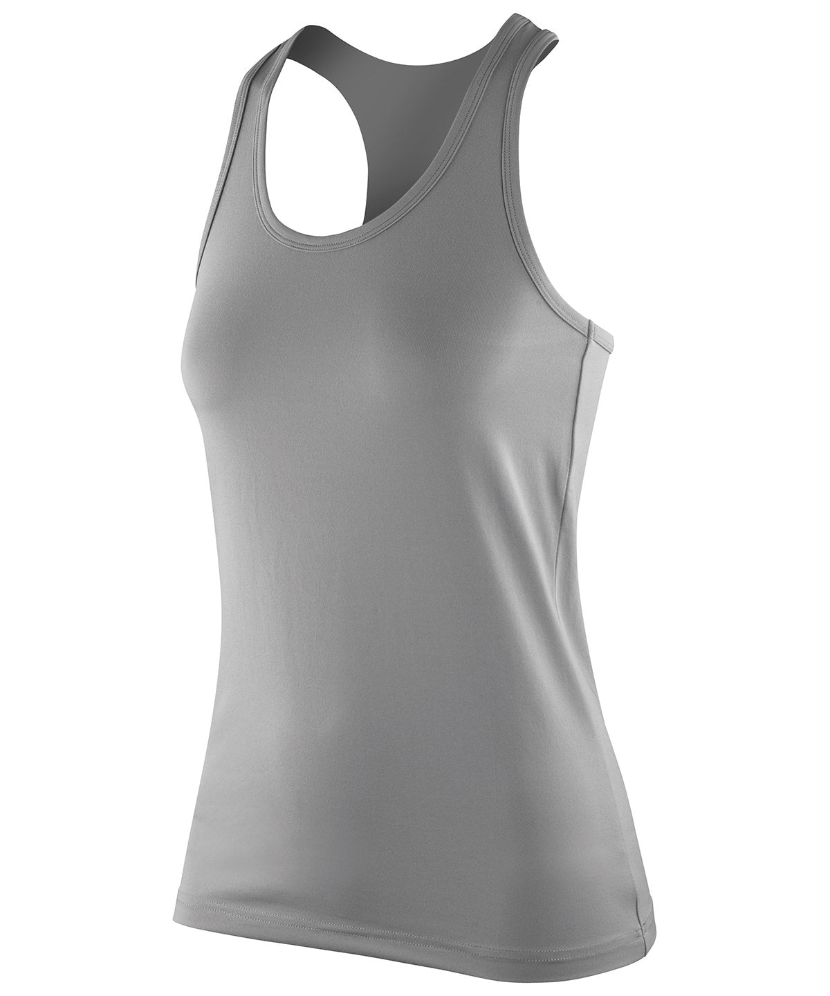 Cloudy Grey - Softex® fitness top - GarmentEmbroidery