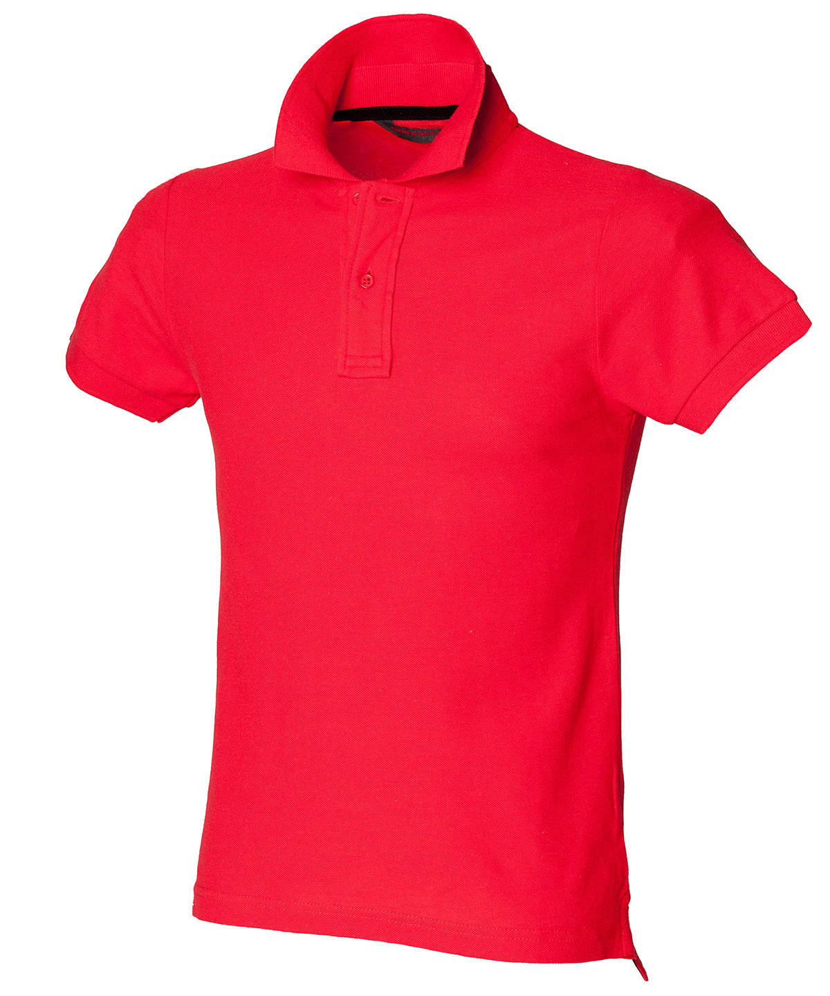 Bright Red - Club polo (with stay-up collar) - GarmentEmbroidery